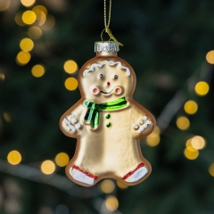 Елочная игрушка "Имбирный Человечек", 10 см СПАСЕННАЯ ПОЗИЦИЯ (6043-009)