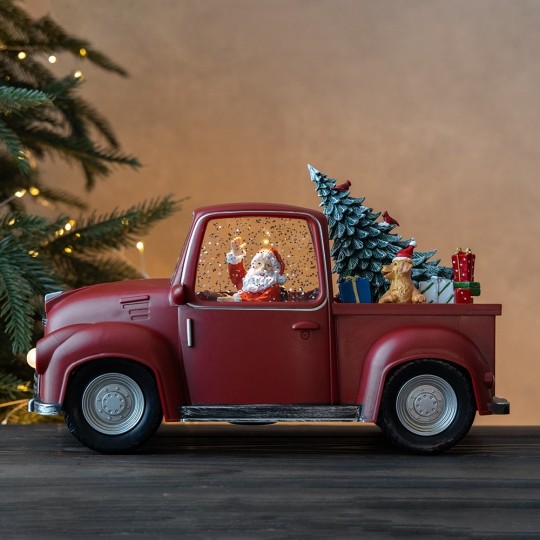 Новорічний ліхтар з підсвіткою та музикою Новорічний ліхтар з підсвіткою та музикою