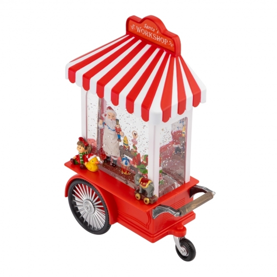 Новогодний фонарь с подсветкой и музыкой 