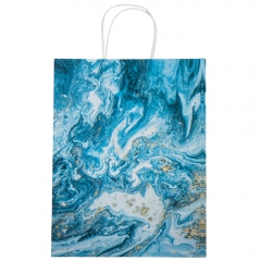 Подарунковий пакет "Золоті бризки", 25,5*33 см (9078-002)