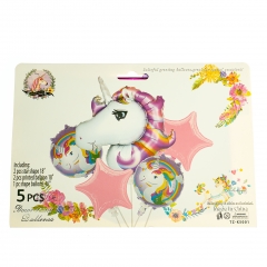 Набір повітряних куль "Єдиноріг", райдужний (8508-018)