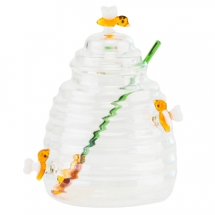 УЦІНКА Ємність для зберігання меду "Бджолиний скарб", 500 мл (Тріщина на мішалці для меду) (00BR-9198-026)