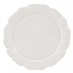 УЦІНКА Тарілка "Мереживна казка", 25,5 см (Подряпини, чорні краплинки,дефект кераміки,маленькі сколи на ні) (00BR-9198-017)