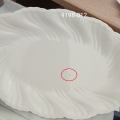 УЦІНКА Тарілка "Біле мереживо", 30,5 см (Пошкоджене покриття) (00BR-9198-012)