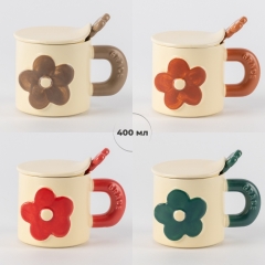 Кружка "Квіткова ніжність", 400 мл * Рандомний вибір дизайну (9255-013)