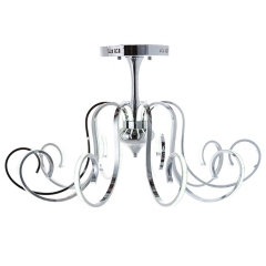 Люстра с завитками на 10 светодиодных лент LED 130W (ZW039/10) (ZW039/10)