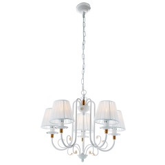 Подвесная люстра с абажурами (5 ламп) (FN001/5) (FN001/5)
