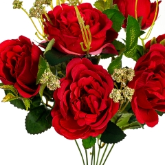 Букет з троянд "Dame de Couer", червоний, 32 см (8409-014)
