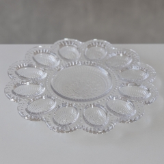 Підставка для 12 яєць "Скляна класика", 26,5 см (2020-008)