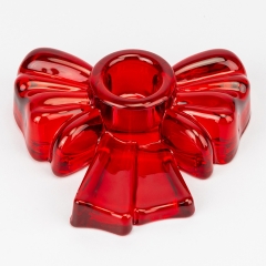 Підсвічник "Червоний бантик", 9,2 см (2020-015)