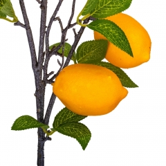 УЦІНКА Штучна гілка "Лимони", 90 см (Плями фарби та вмятини) (9131-004)