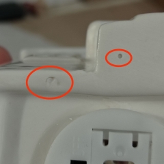 УЦІНКА Світлодіодний будиночок (LED), білий, 14 см ( Не світиться,дефект лиття) (00BR-6039-003)