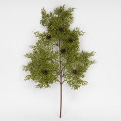 Декоративна гілка "Туя з шишками", 57 см (9256-006)