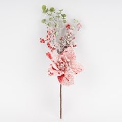 Декоративна гілка "Зимова краса", 36 см (9257-018)