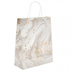 Подарунковий пакет "Золоте мереживо", 24,5*31 см * Рандомний вибір дизайну (9215-008)