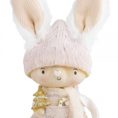 Фігурка "Новорічне зайченя", 16 см (6014-041)