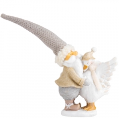 Фигурка "Дед с лебедем", 16 см (6014-045)