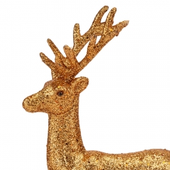 Декоративна фігурка "Блискучий олень", бронзова, 23 см (6041-022)