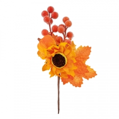 Штучна гілка "Сонячна осінь", 23 см (9244-001)