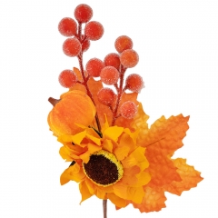Штучна гілка "Сонячна осінь", 23 см (9244-001)