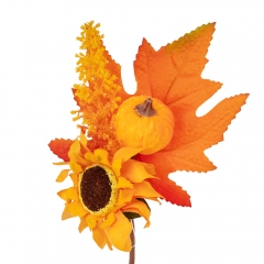 Штучна гілка "Соняшниковий букет", 22 см (9244-003)