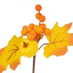 Штучна гілка "Гарбузове тепло", 20 см (9246-001)