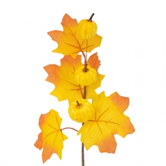 Штучна гілка "Золоте листя", 32 см (9246-003)