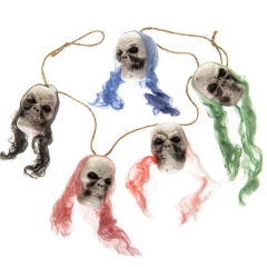 Гірлянда "Череп з волоссям" (8810-045)