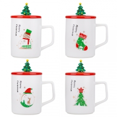 Кружка "Green Christmas tree", 350 мл * Рандомний вибір дизайну (9151-029)