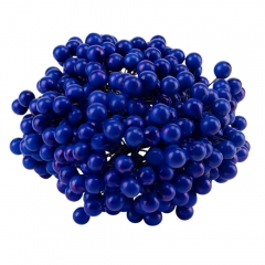 Набір декоративних ягідок "Дари природи", 10 шт, синій, 15 см (9223-012)