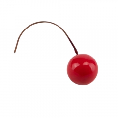 Набір декоративних ягідок "Перли", червоний, 200 шт, 6,5 см (9223-013)