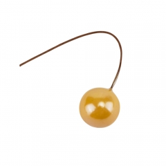 Набір декоративних ягідок "Перли", золотий, 200 шт, 6,5 см (9223-020)