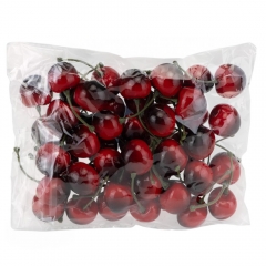 Набор искусственных вишен, 50 шт, красный, 2,5 см (9223-023)