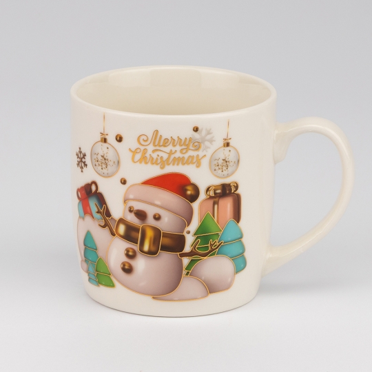 Кружка з блюдцем та ложечкою 