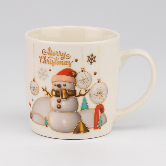 Кружка з блюдцем та ложечкою 