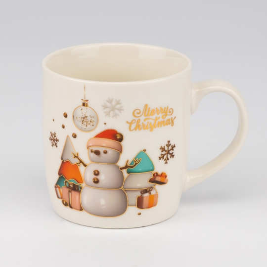 Кружка з блюдцем та ложечкою 