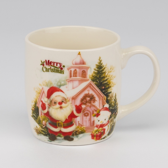 Кружка з блюдцем та ложечкою 