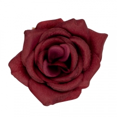 Головка троянди, бордова, 7,5 см (9222-049)