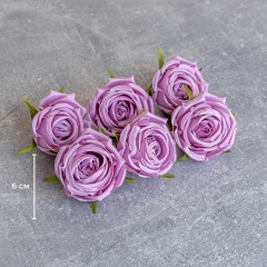 Головка троянди, лілова, 6 см (9222-052)