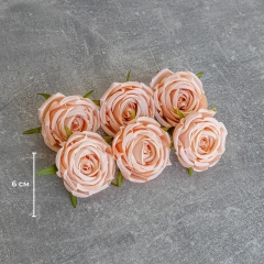 Головка троянди, бежева, 6 см (9222-053)