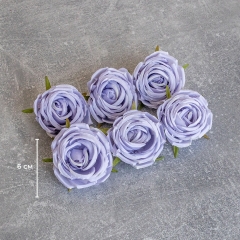 Головка троянди, бузкова, 6 см (9222-055)