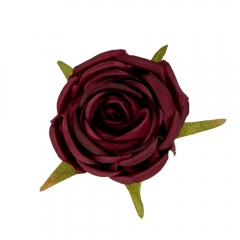 Головка троянди, бордова, 6 см (9222-056)