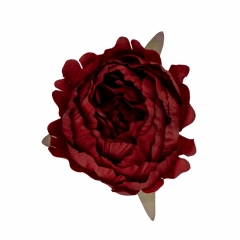 Головка півонії, бордова, 10 см (9222-063)