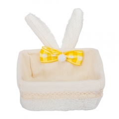 Великодній кошик "Білі вушка", 12 см (9109-027)