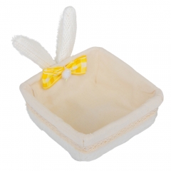 Великодній кошик "Білі вушка", 12 см (9109-027)