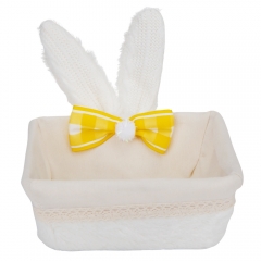 Великодній кошик "Білі вушка", 16 см (9109-028)