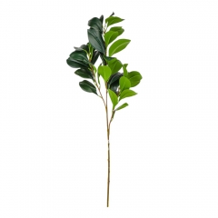 Штучна гілка фікуса, зелена, 69 см (9226-007)