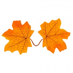 Штучне кленове листя "Золота осінь", помаранчеве, 250 г (9230-001)