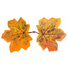Штучне кленове листя "Золота осінь", помаранчеве, 250 г (9230-002)