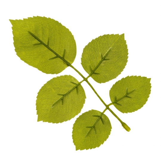 Искусственные листья розы, зелёные, 250 г (9230-010)